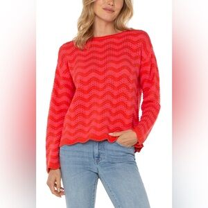 Liverpool Long Sleeve Boatneck Sweater NWT